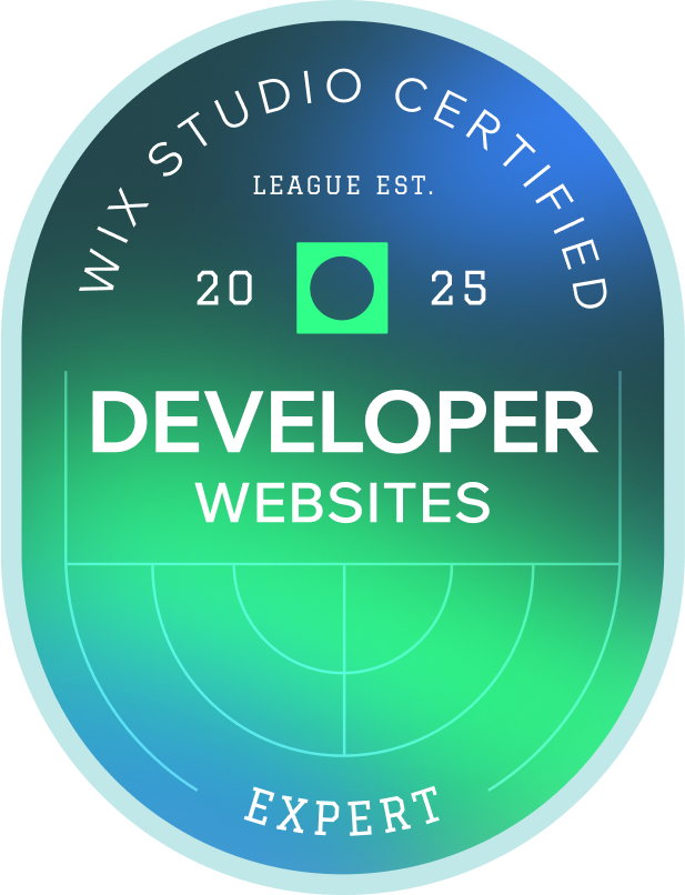 EXPERT DEVELOPER CERTIFIED BY WIX STUDIO